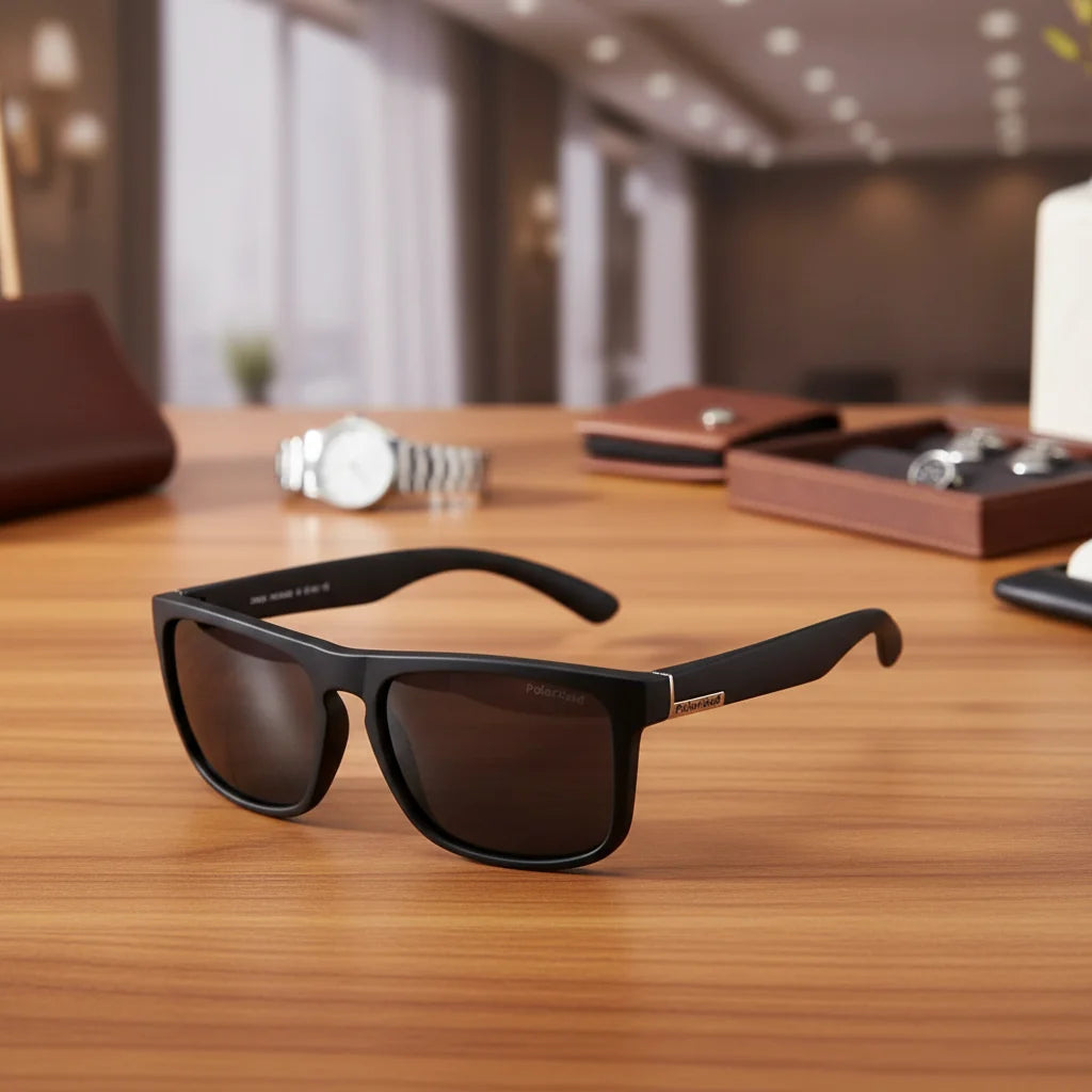 Unisex PolarVista Zonnebril met Gepolariseerde Glazen en UV400 Bescherming voor Outdoor Activiteiten
