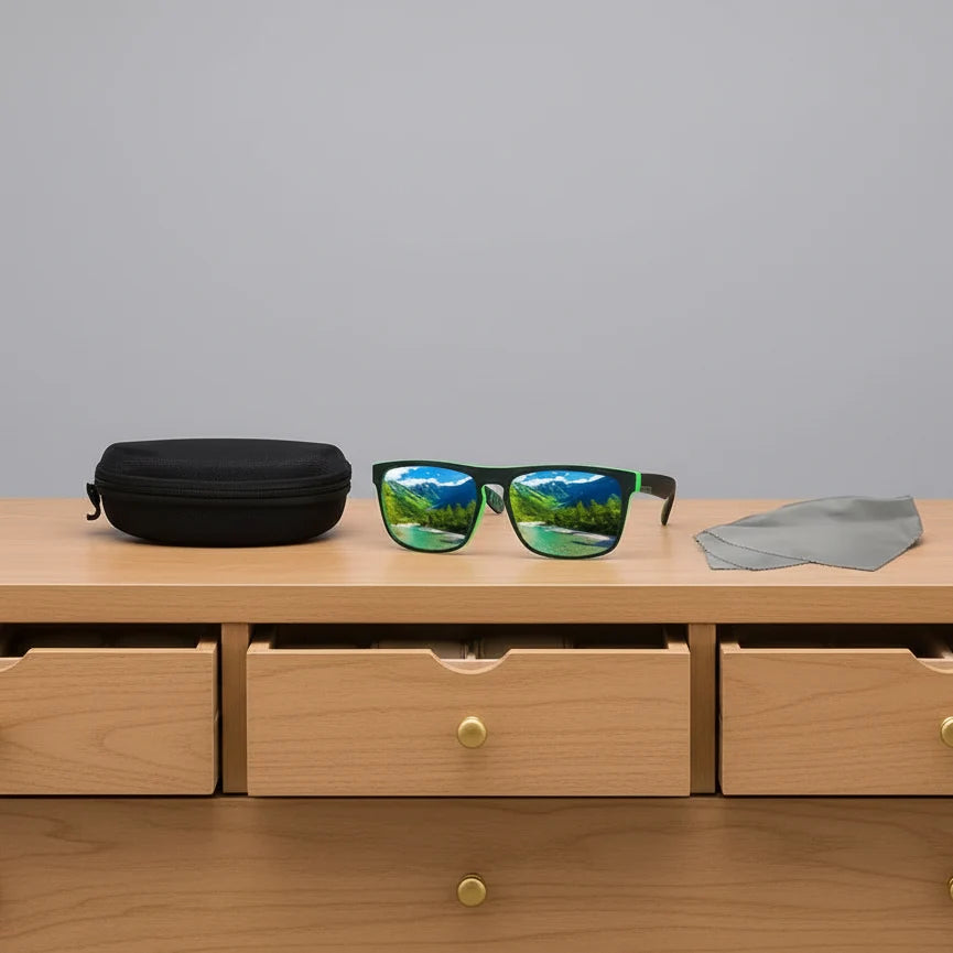 Unisex PolarVista Zonnebril met Gepolariseerde Glazen en UV400 Bescherming voor Outdoor Activiteiten