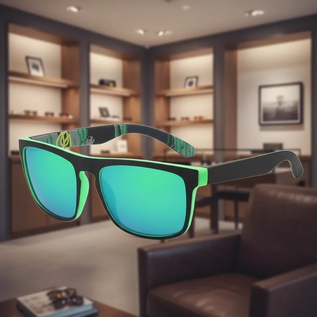 Unisex PolarVista Zonnebril met Gepolariseerde Glazen en UV400 Bescherming voor Outdoor Activiteiten