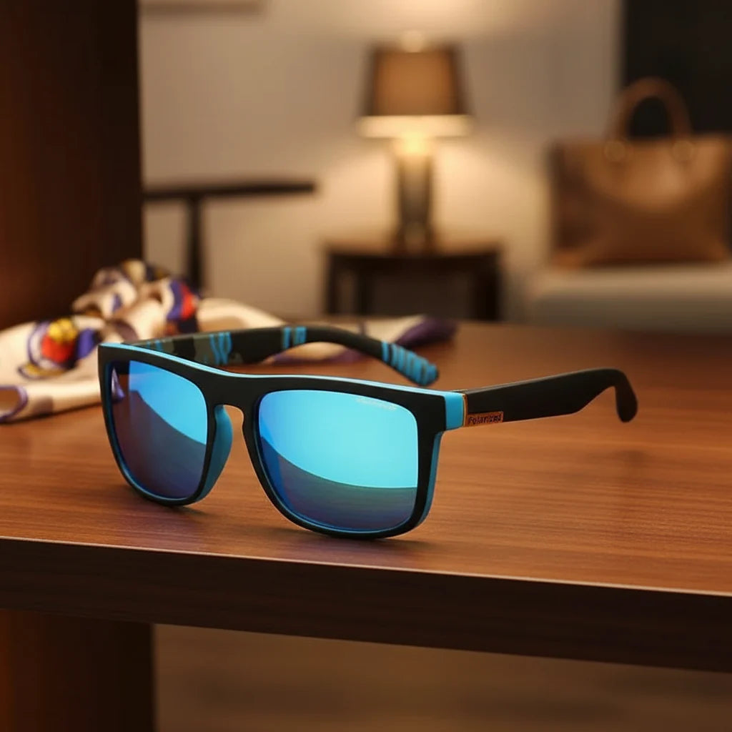 Unisex PolarVista Zonnebril met Gepolariseerde Glazen en UV400 Bescherming voor Outdoor Activiteiten