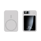 Magnetische Powerbank 20.000 mAh met Draadloos Snelladen en LED-Display