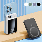 Magnetische Powerbank 20.000 mAh met Draadloos Snelladen en LED-Display