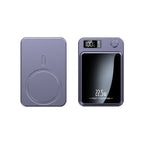 Magnetische Powerbank 20.000 mAh met Draadloos Snelladen en LED-Display