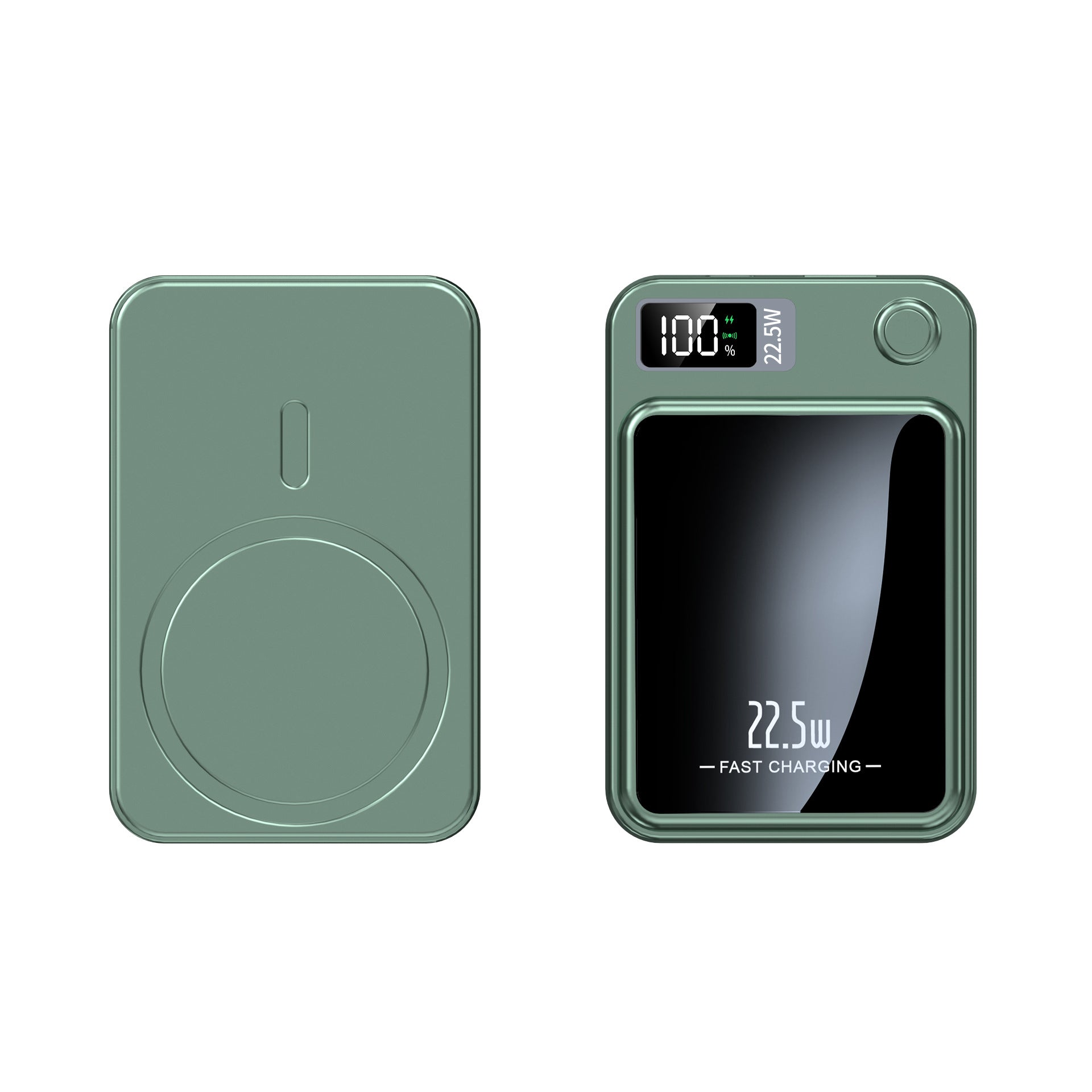 Magnetische Powerbank 20.000 mAh met Draadloos Snelladen en LED-Display