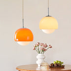 Bauhaus Hanglamp Met Glazen Lichtbol En Moderne Uitstraling