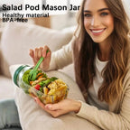Saladecontainer Kunststof Uitloplekvrij Compact Ontwerp