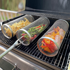 Draaibare Grillmand met Roestvrij Constructie