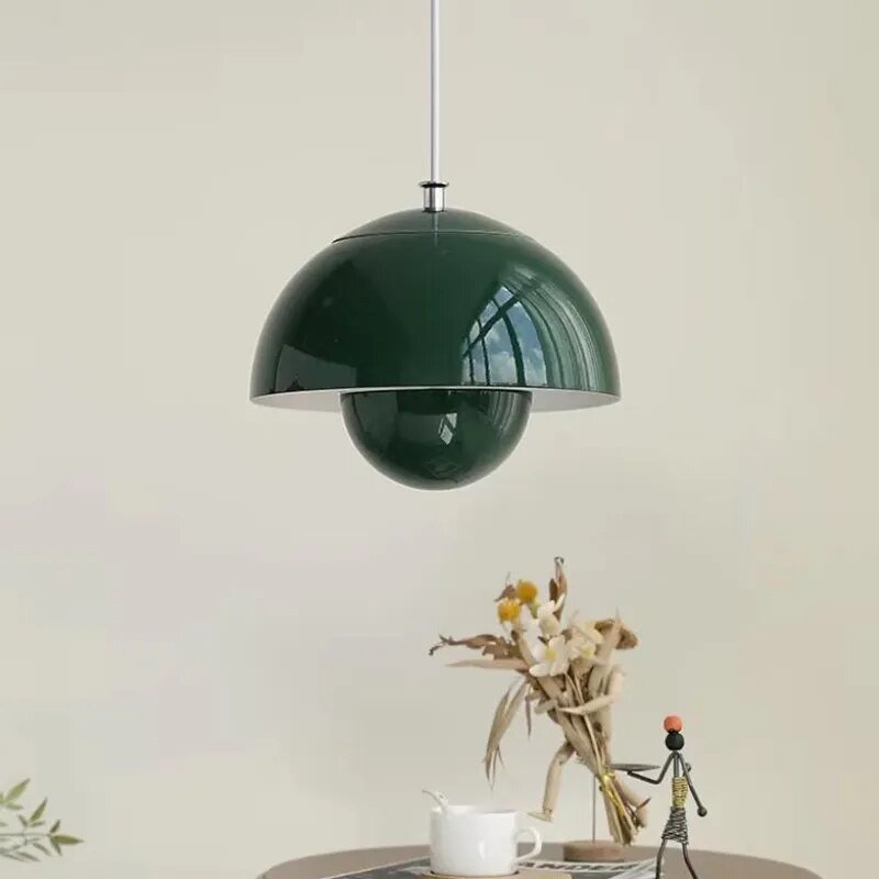 Scandinavische Hanglamp Met Gelaagde Kap En Zachte Lichtverspreiding