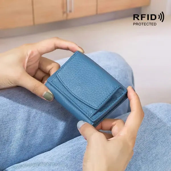 RFID Portemonnee PU Leder Compact Ontwerp