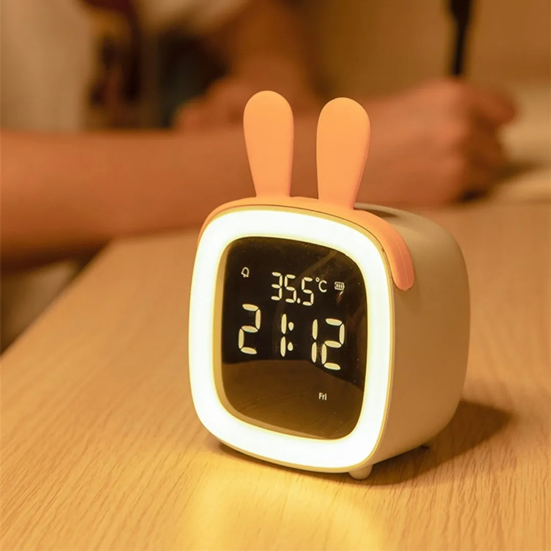 Kinder Nachtlamp Met Wekker En Temperatuurweergave