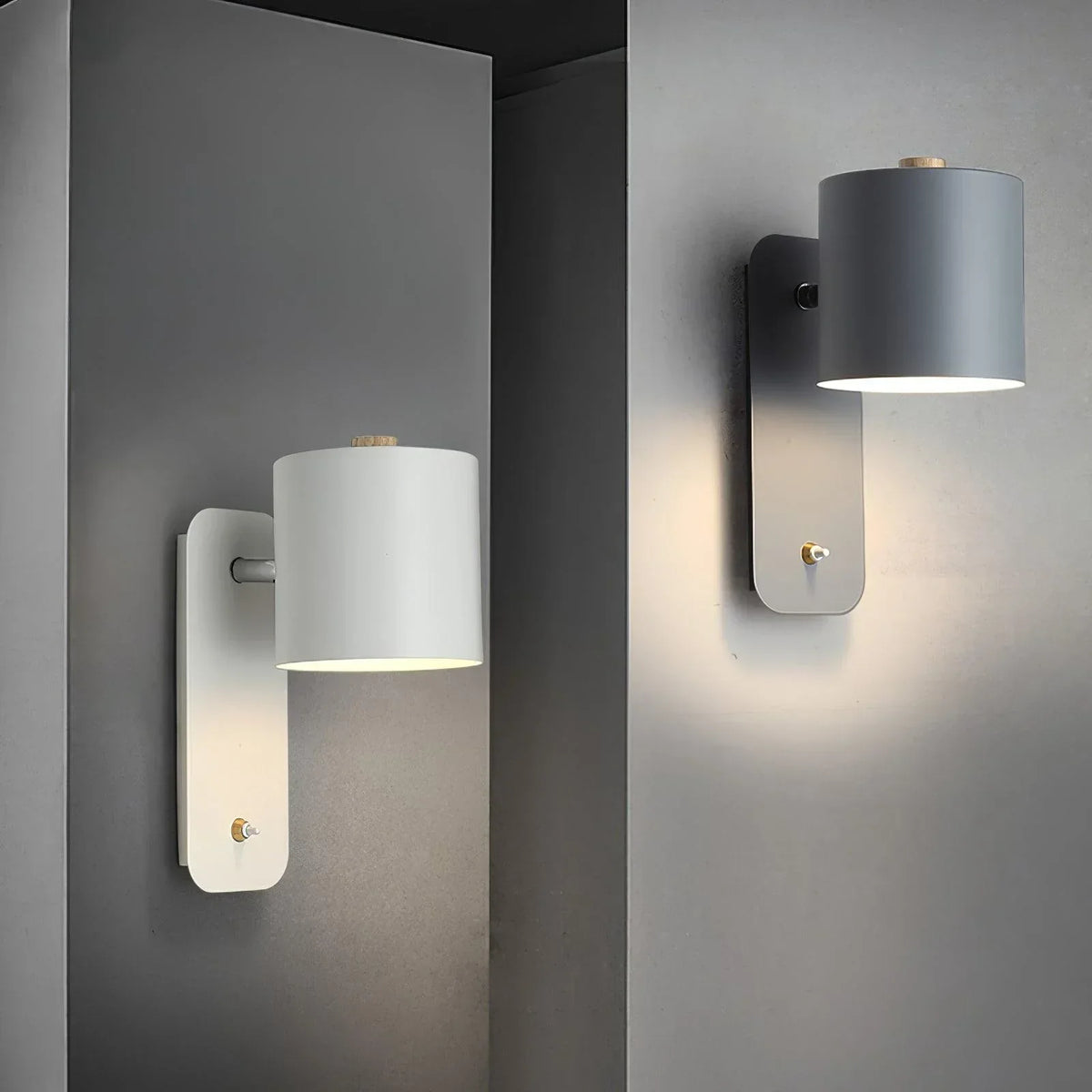 Wandlamp Met Cilindervorm En Moderne Plug‑In Verlichtingsmodule