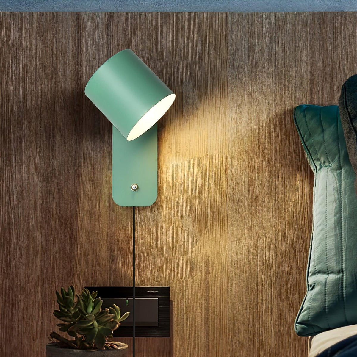 Wandlamp Met Cilindervorm En Moderne Plug‑In Verlichtingsmodule