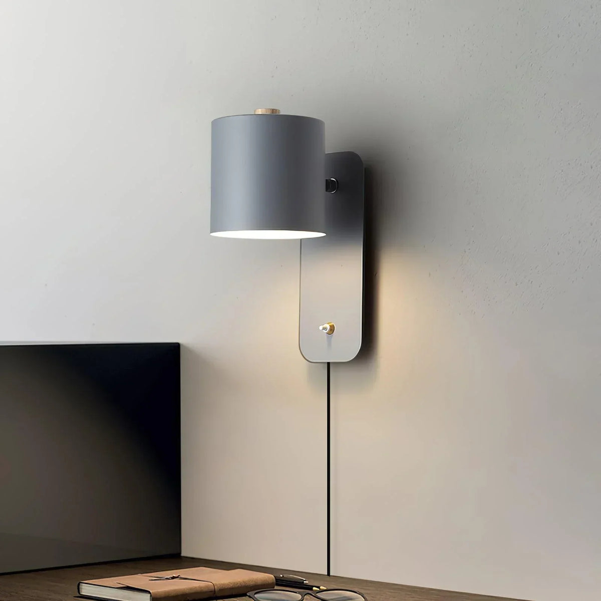 Wandlamp Met Cilindervorm En Moderne Plug‑In Verlichtingsmodule