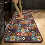 Antislip Keukenloper met Decoratief Patroon voor Keuken, Hal en Woonruimte