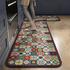 Antislip Keukenloper met Decoratief Patroon voor Keuken, Hal en Woonruimte