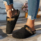 Winterpantoffels Met Zacht Wolinterieur En Antislip Dagelijkse Comfortzool