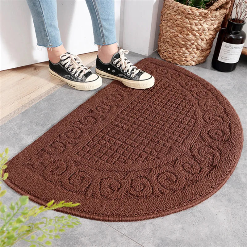 Halfronde Deurmat met Antislip Onderzijde voor een Schone Entree