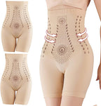 Hoge Taille Figuurcorrigerende Short Met Gerichte Compressie En Dagelijkse Warmteondersteuning