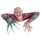 Griezelige Grafwandelaar Wanddecoratie Van Hars Voor Halloween En Horrorinterieurs