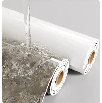 Zelfklevende Marmer‑Wandfolie met Schuimstructuur en Waterbestendige Afwerking