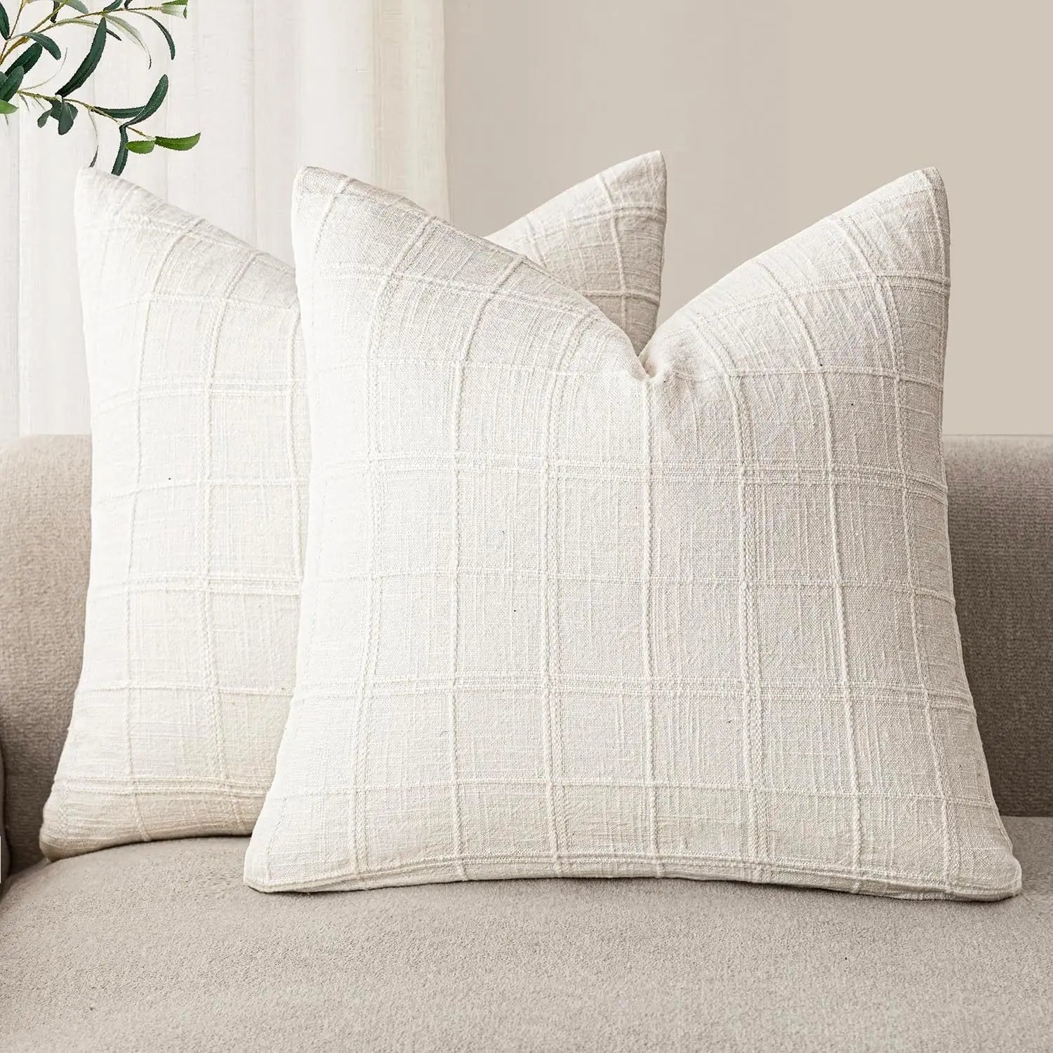 Boho Chenille Kussenhoes met Zachte Structuur voor Moderne Interieurdecoratie