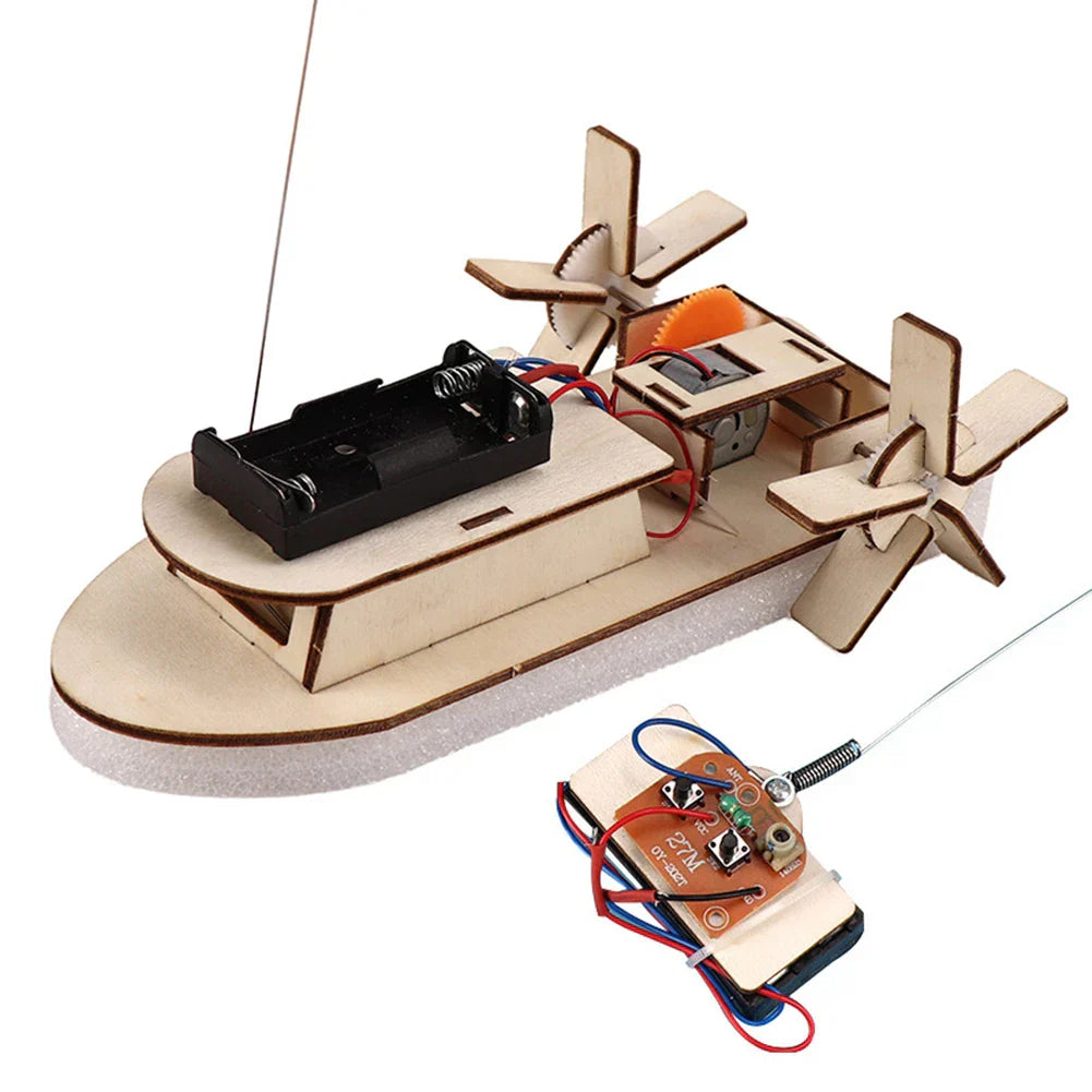DIY Elektrisch Boot Bouwpakket met Propelleraandrijving en Educatieve Functie