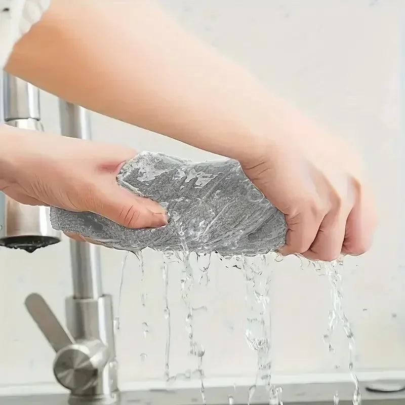 Set van 5 Microvezeldoeken met Hoge Absorptie en Krasvrije Reiniging