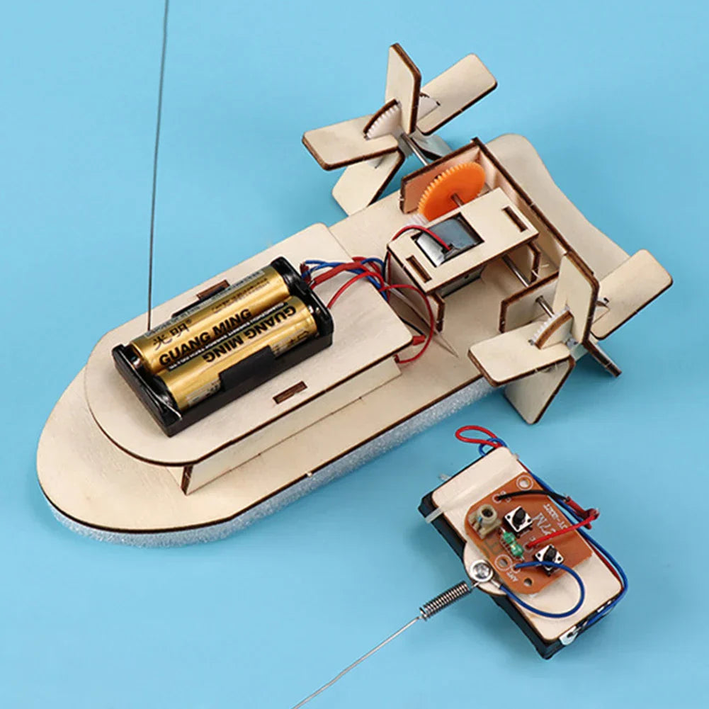 DIY Elektrisch Boot Bouwpakket met Propelleraandrijving en Educatieve Functie