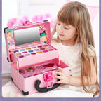 Kinder Make-Up Set Met Draagbare Opbergkoffer Voor Creatief En Fantasierijk Speelplezier