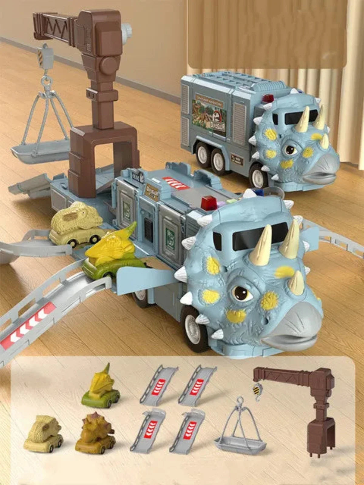 Dinosaurus Transporttruck Met Licht En Geluid Voor Fantasierijke Speelavonturen