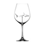 Wijnglas Met Sculpturaal Binnenontwerp En Dagelijks Creatief Drinkaccent