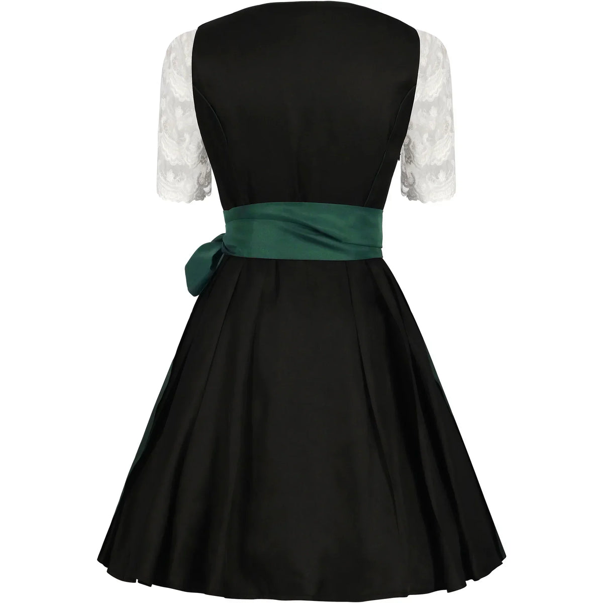 Traditionele Oktoberfest Jurk Met Midi Lengte En Veterdetail