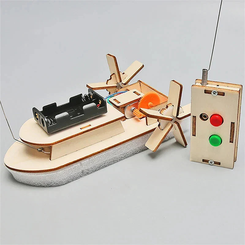 DIY Elektrisch Boot Bouwpakket met Propelleraandrijving en Educatieve Functie