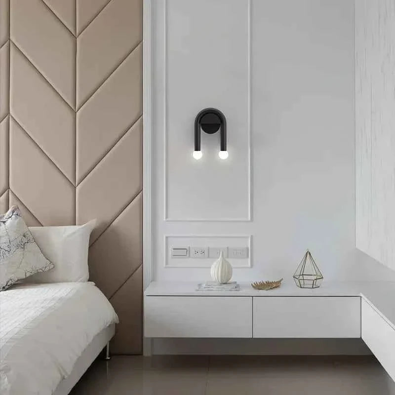 Wandlamp met Boogvormig Ontwerp en Zachte LED‑Verlichting