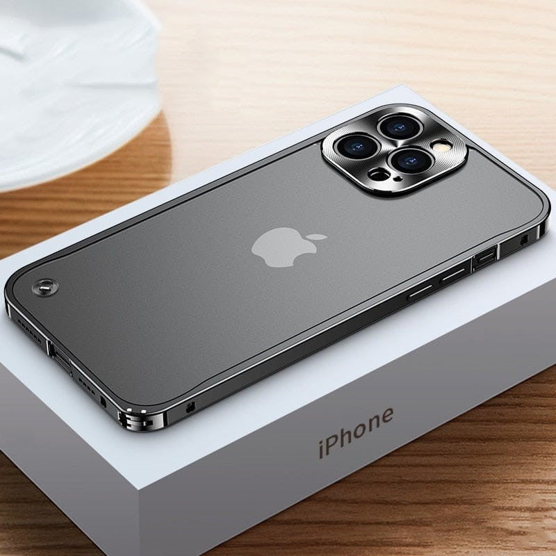 Aluminium bumperhoesje met camerabescherming voor iPhone