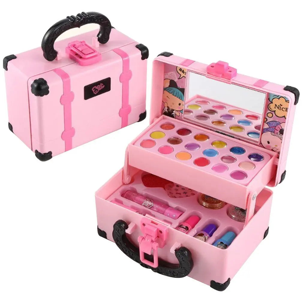 Kinder Make-Up Set Met Draagbare Opbergkoffer Voor Creatief En Fantasierijk Speelplezier