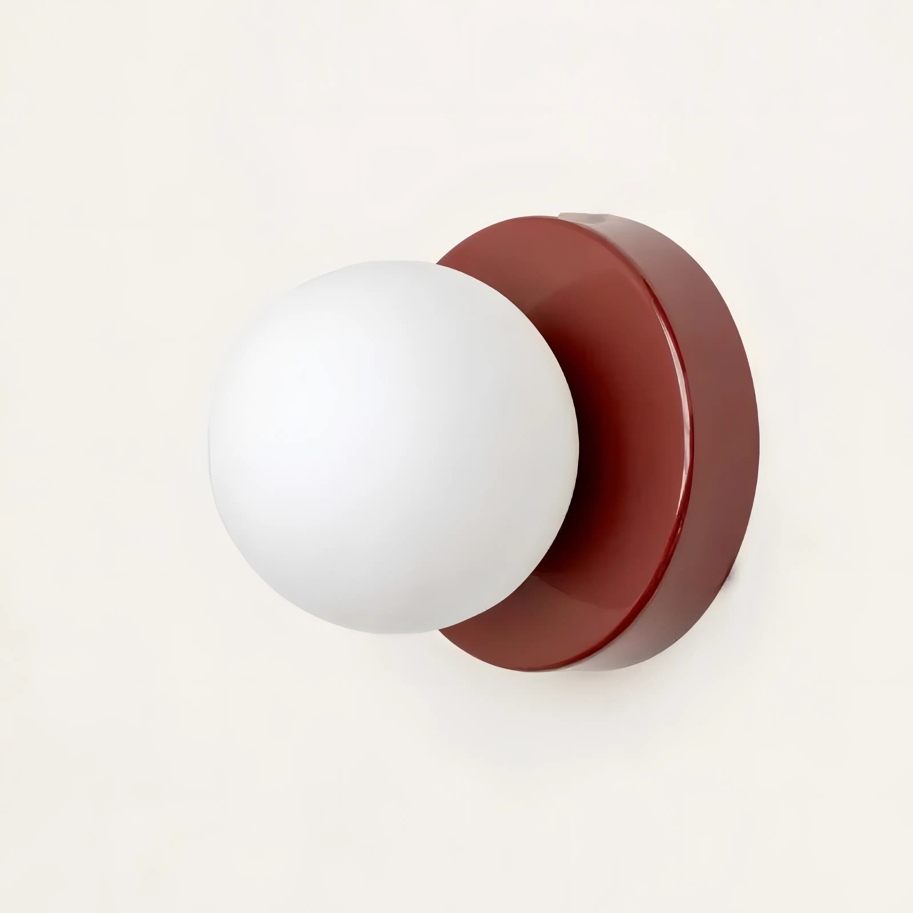 Wandlamp met Glazen Kap en Warm Licht