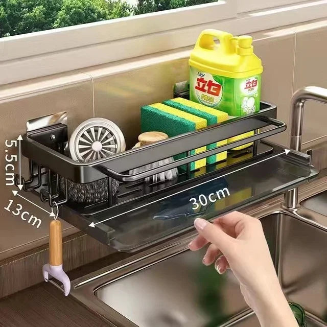 Aluminium Spoelbakrek met Zelfafvoerend Ontwerp en Kleefmontage