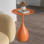 Mobiele Ronde Bijzettafel met Lichtgewicht Ontwerp voor Moderne Binnenruimtes