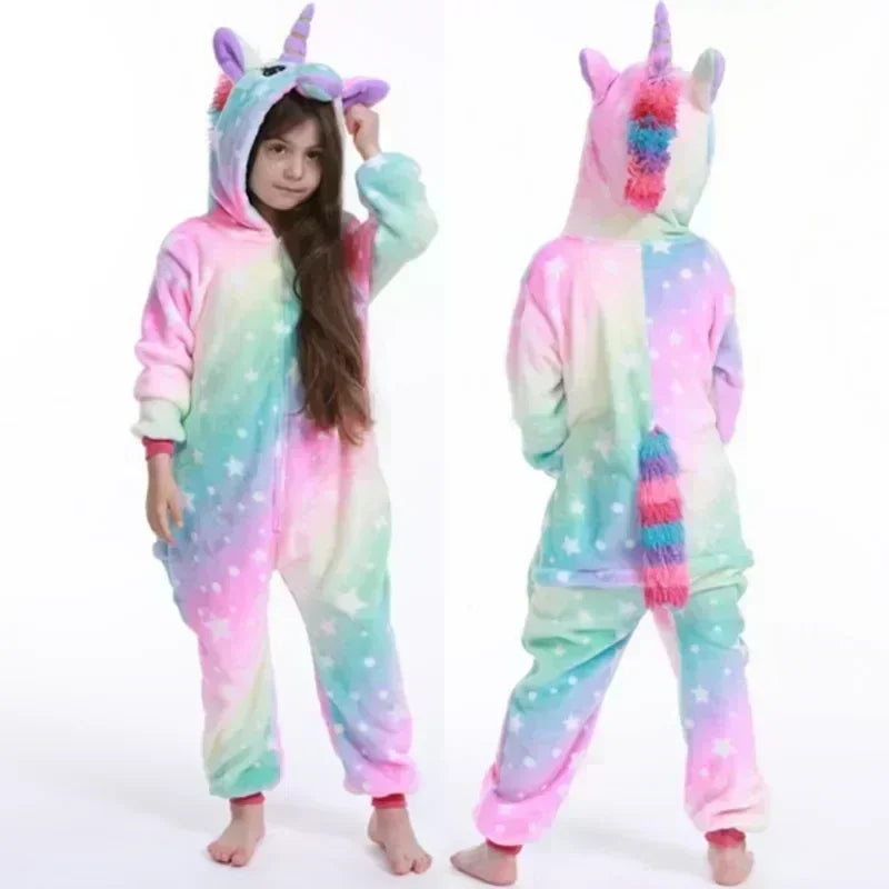Unicorn Onesie Met Zachte Fleecevoering Voor Warme En Magische Avonturen Thuis