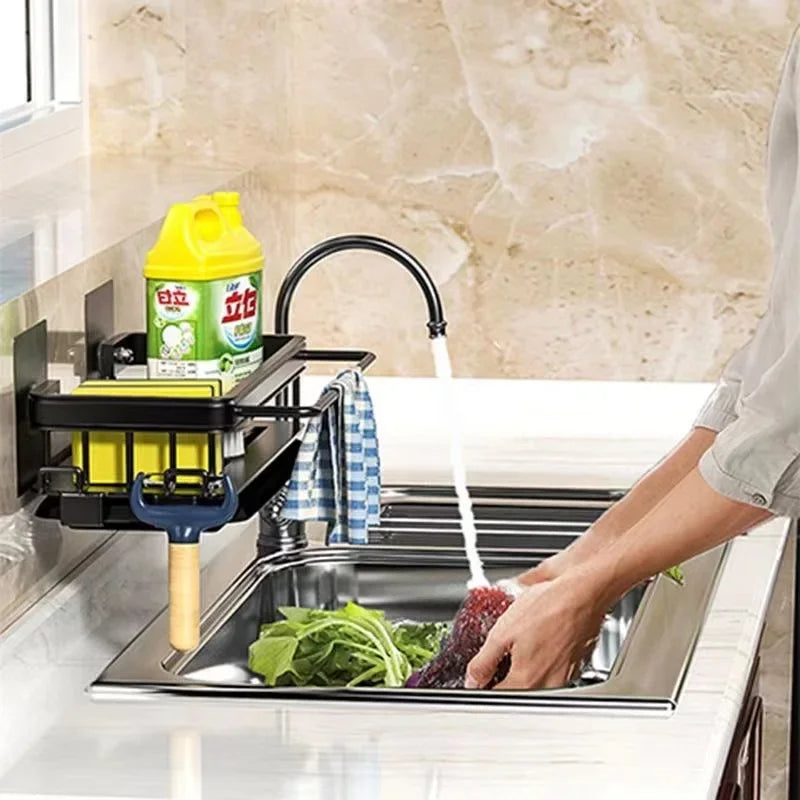 Aluminium Spoelbakrek met Zelfafvoerend Ontwerp en Kleefmontage
