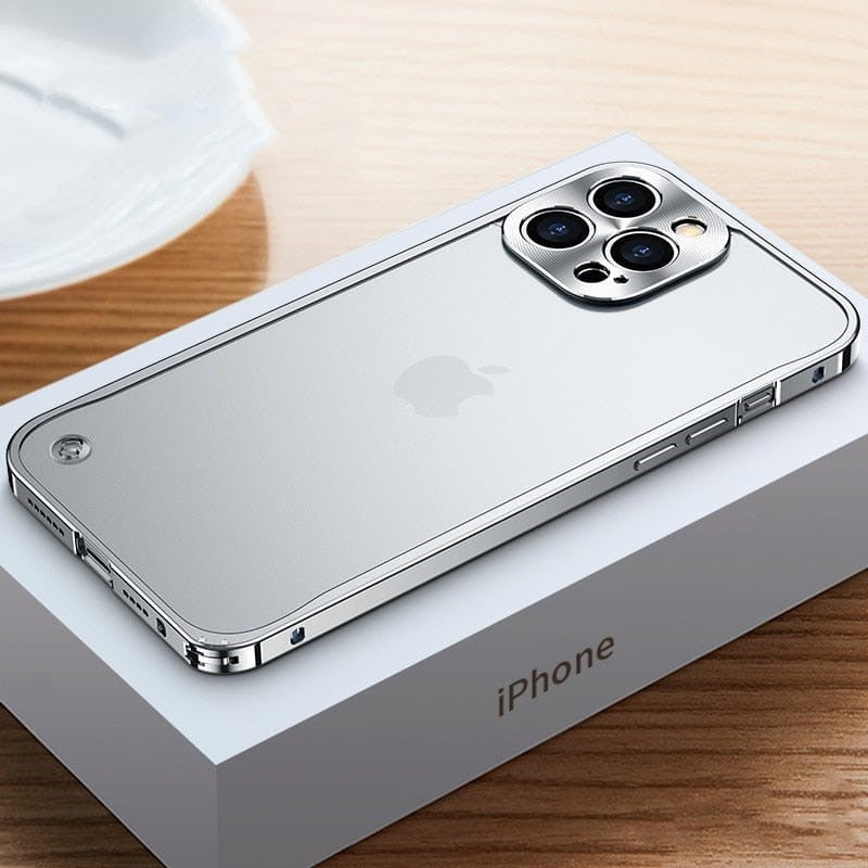 Aluminium bumperhoesje met camerabescherming voor iPhone