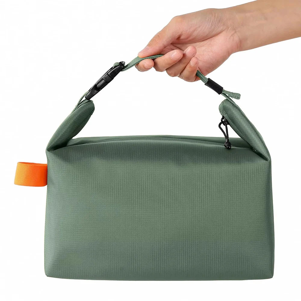 Geïsoleerde Lunchtas Met Grote Inhoud En Ritssluiting