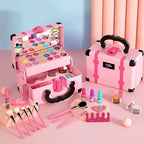 Kinder Make-Up Set Met Draagbare Opbergkoffer Voor Creatief En Fantasierijk Speelplezier