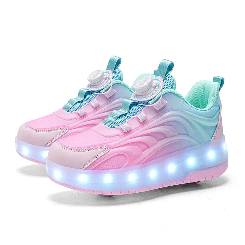 LED Rolschaats Sneakers Met Verlichte Wielen Voor Actieve Kinderen