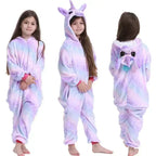 Unicorn Onesie Met Zachte Fleecevoering Voor Warme En Magische Avonturen Thuis