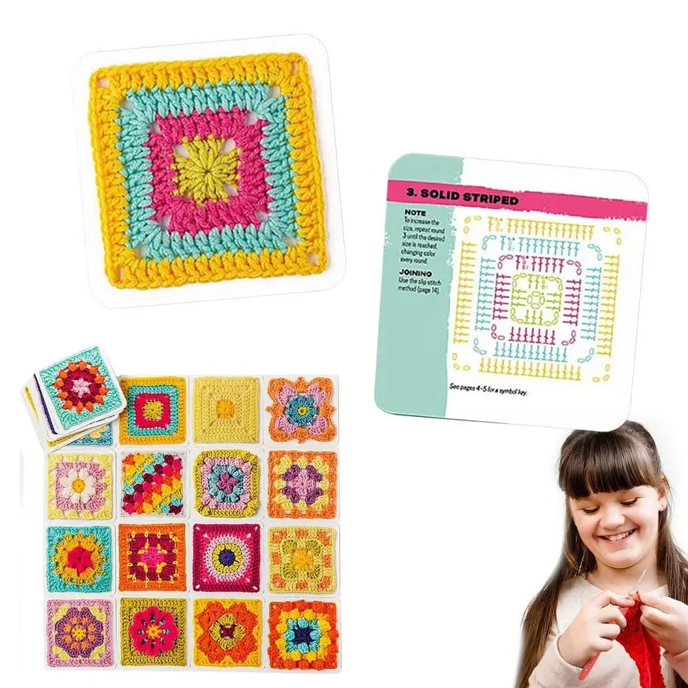 Haakkaarten‑Set voor Creatieve Ontwerpen en Draagbaar Handwerkplezier