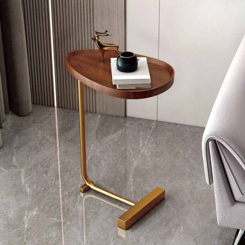 Verrijdbare Bijzettafel met Compact Ontwerp en Extra Opbergruimte