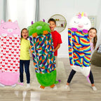 Kinder 2‑in‑1 Knuffel en Slaapzak met Zacht Textiel en Speels Ontwerp