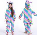 Unicorn Onesie Met Zachte Fleecevoering Voor Warme En Magische Avonturen Thuis